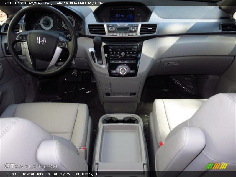 Celestial Blue Metallic / Gray 2013 Honda Odyssey EX-L