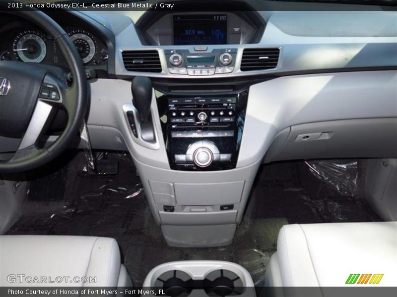 Celestial Blue Metallic / Gray 2013 Honda Odyssey EX-L