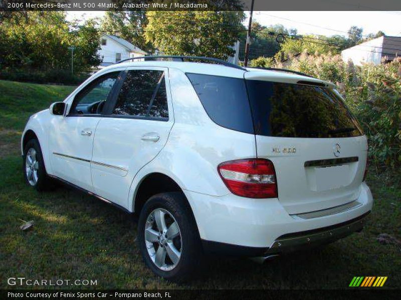 Alabaster White / Macadamia 2006 Mercedes-Benz ML 500 4Matic