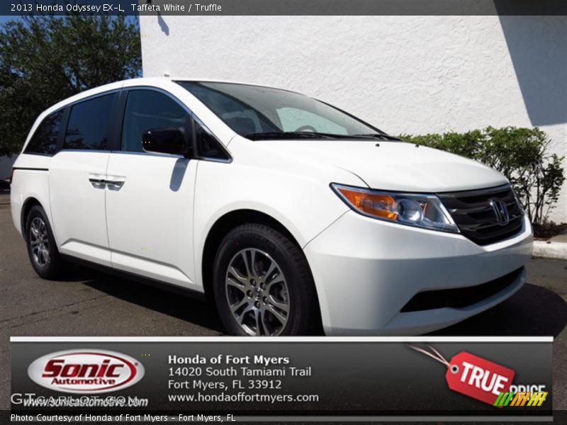 Taffeta White / Truffle 2013 Honda Odyssey EX-L