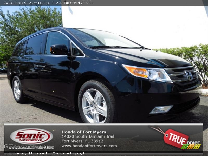 Crystal Black Pearl / Truffle 2013 Honda Odyssey Touring