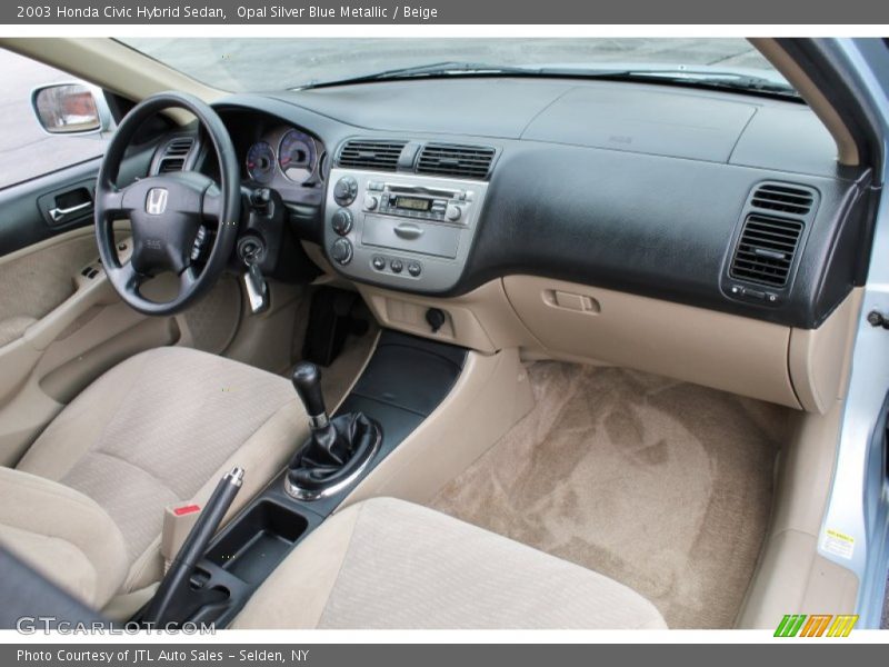  2003 Civic Hybrid Sedan Beige Interior