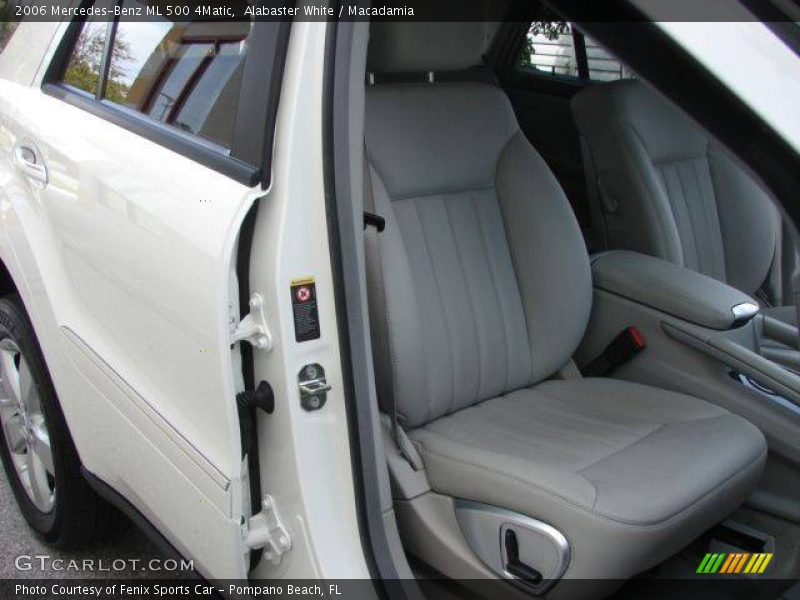 Alabaster White / Macadamia 2006 Mercedes-Benz ML 500 4Matic