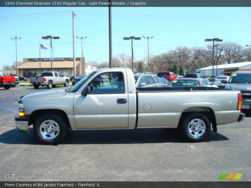 Light Pewter Metallic / Graphite 1999 Chevrolet Silverado 1500 Regular Cab