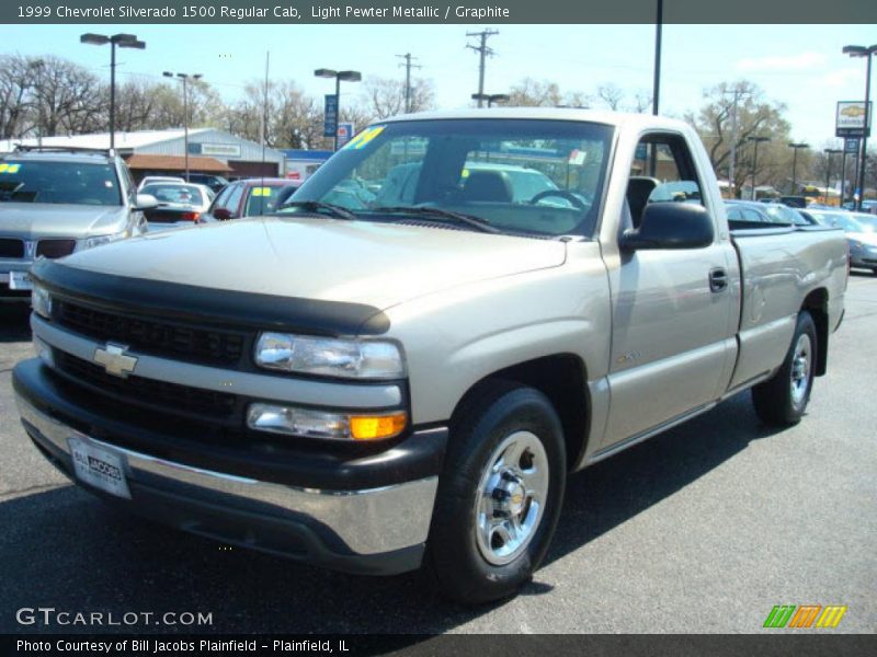 Light Pewter Metallic / Graphite 1999 Chevrolet Silverado 1500 Regular Cab