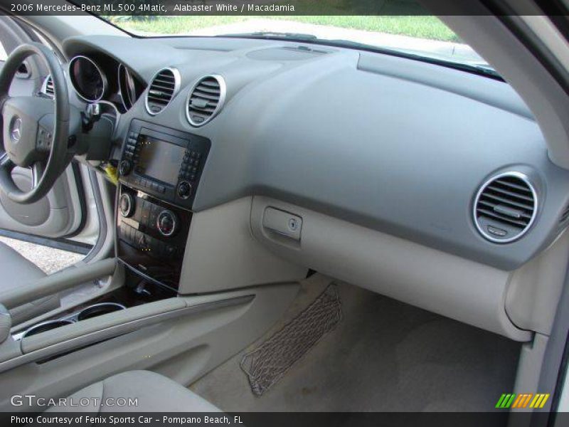 Alabaster White / Macadamia 2006 Mercedes-Benz ML 500 4Matic