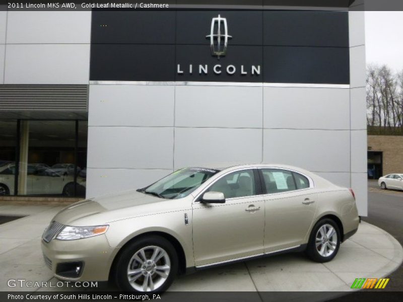 Front 3/4 View of 2011 MKS AWD