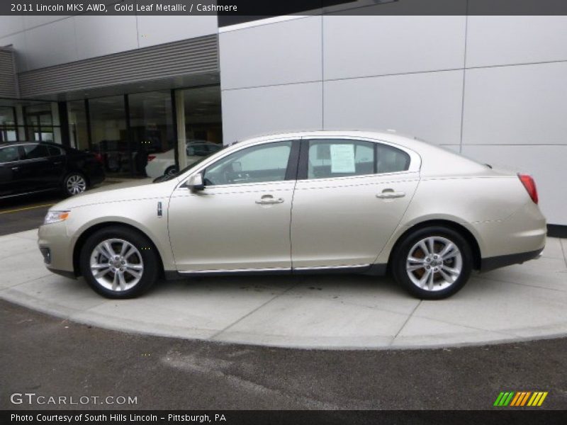  2011 MKS AWD Gold Leaf Metallic