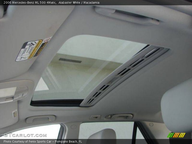 Alabaster White / Macadamia 2006 Mercedes-Benz ML 500 4Matic