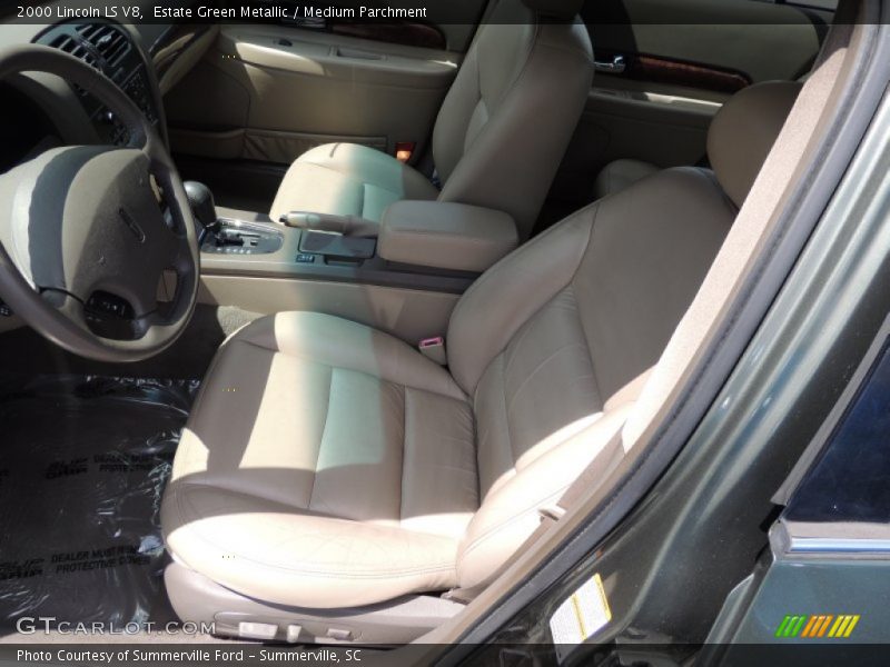 Estate Green Metallic / Medium Parchment 2000 Lincoln LS V8