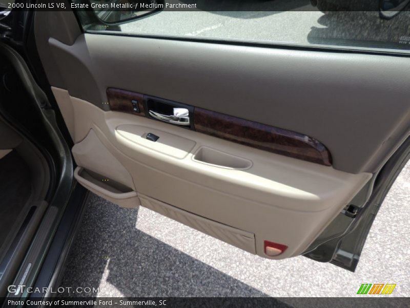 Estate Green Metallic / Medium Parchment 2000 Lincoln LS V8