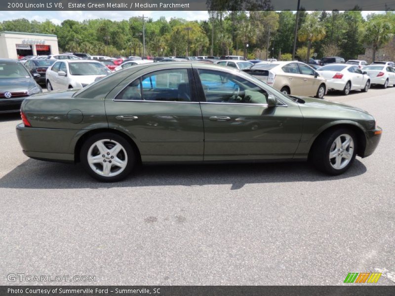 Estate Green Metallic / Medium Parchment 2000 Lincoln LS V8