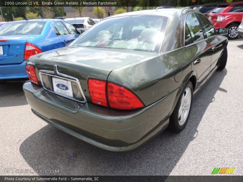 Estate Green Metallic / Medium Parchment 2000 Lincoln LS V8