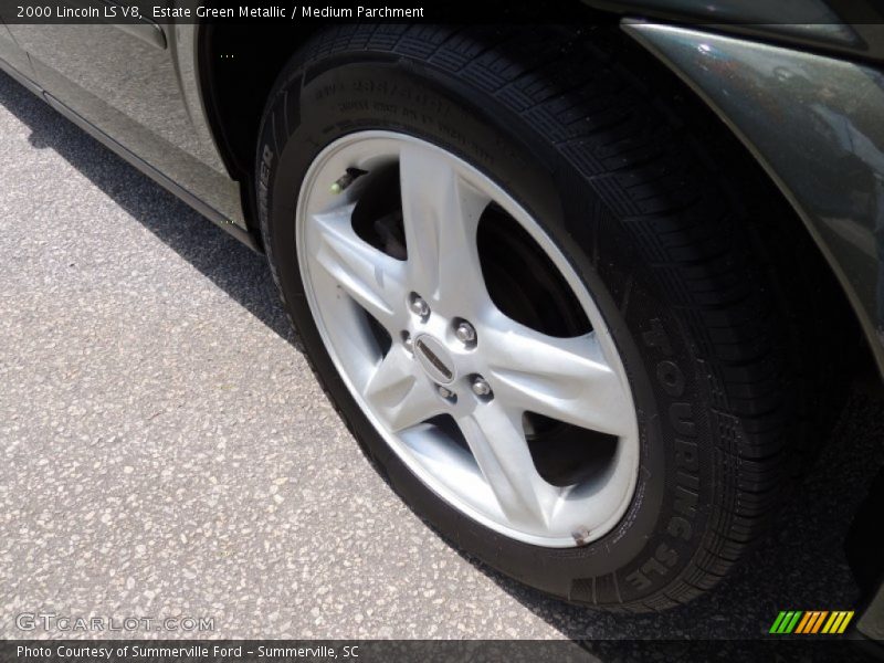 Estate Green Metallic / Medium Parchment 2000 Lincoln LS V8