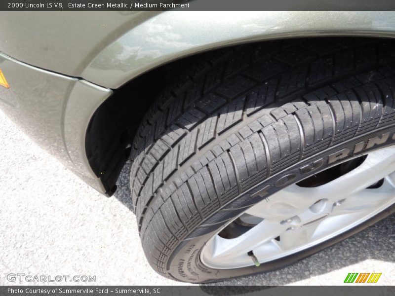 Estate Green Metallic / Medium Parchment 2000 Lincoln LS V8