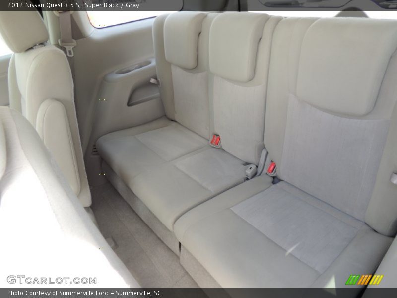 Super Black / Gray 2012 Nissan Quest 3.5 S