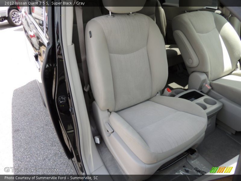 Super Black / Gray 2012 Nissan Quest 3.5 S