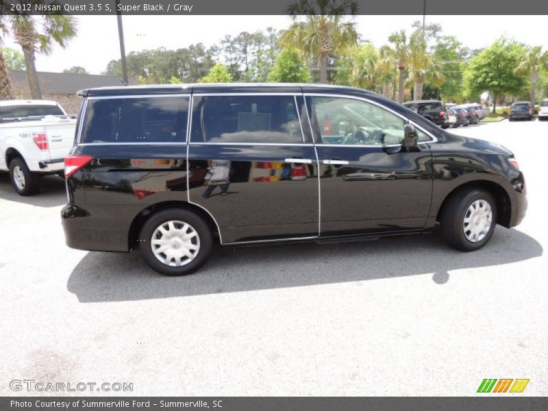 Super Black / Gray 2012 Nissan Quest 3.5 S
