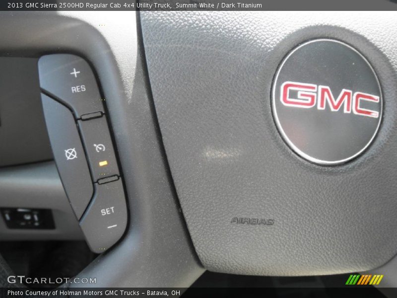 Summit White / Dark Titanium 2013 GMC Sierra 2500HD Regular Cab 4x4 Utility Truck