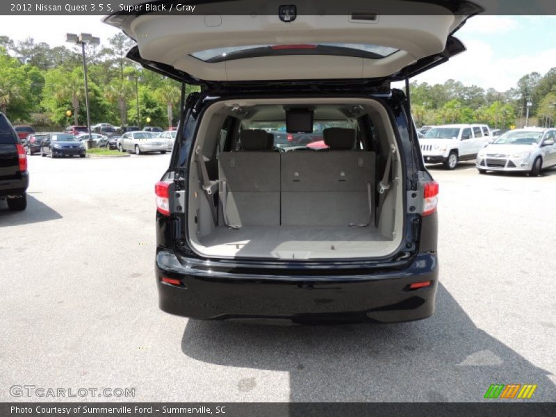 Super Black / Gray 2012 Nissan Quest 3.5 S