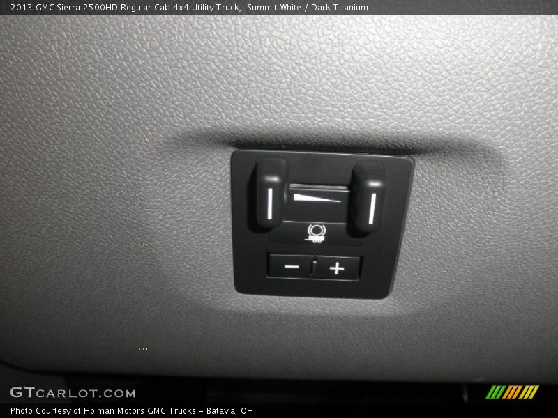 Summit White / Dark Titanium 2013 GMC Sierra 2500HD Regular Cab 4x4 Utility Truck