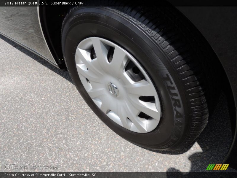 Super Black / Gray 2012 Nissan Quest 3.5 S