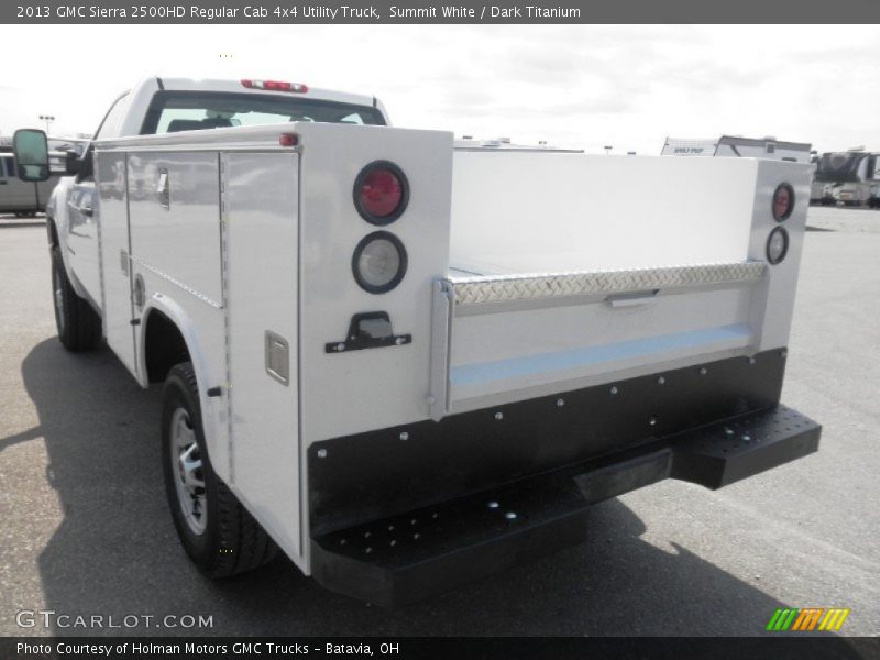 Summit White / Dark Titanium 2013 GMC Sierra 2500HD Regular Cab 4x4 Utility Truck