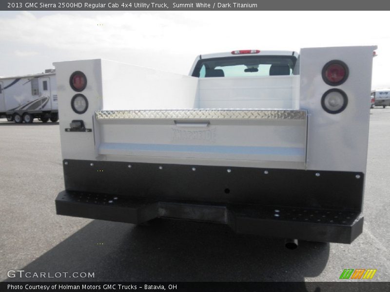 Summit White / Dark Titanium 2013 GMC Sierra 2500HD Regular Cab 4x4 Utility Truck