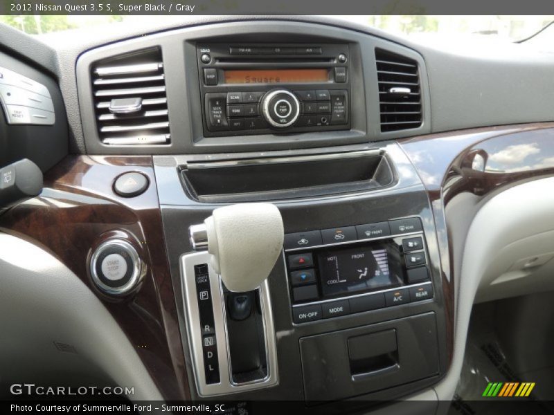 Super Black / Gray 2012 Nissan Quest 3.5 S