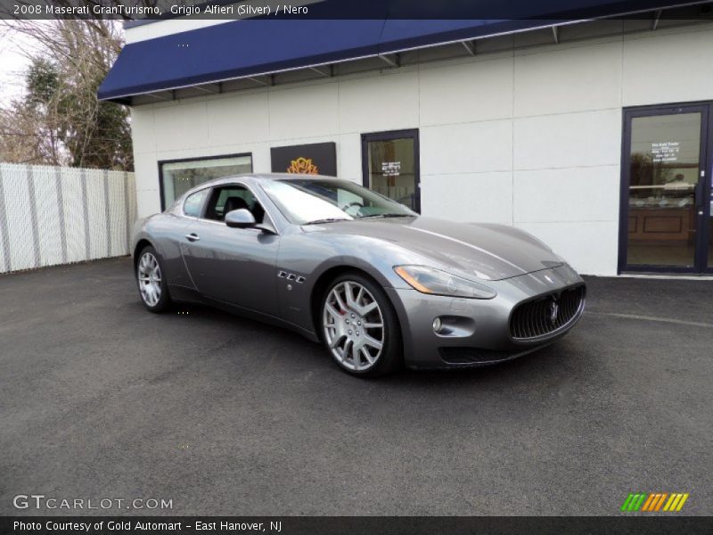 Grigio Alfieri (Silver) / Nero 2008 Maserati GranTurismo