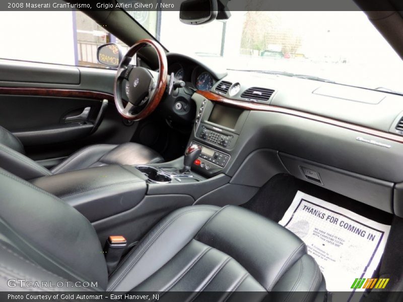 Grigio Alfieri (Silver) / Nero 2008 Maserati GranTurismo