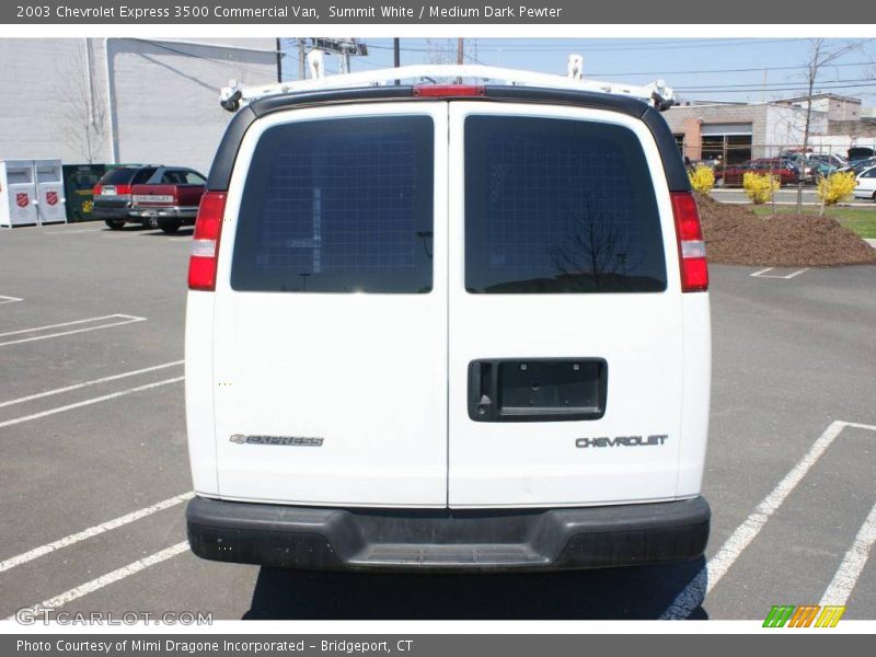 Summit White / Medium Dark Pewter 2003 Chevrolet Express 3500 Commercial Van