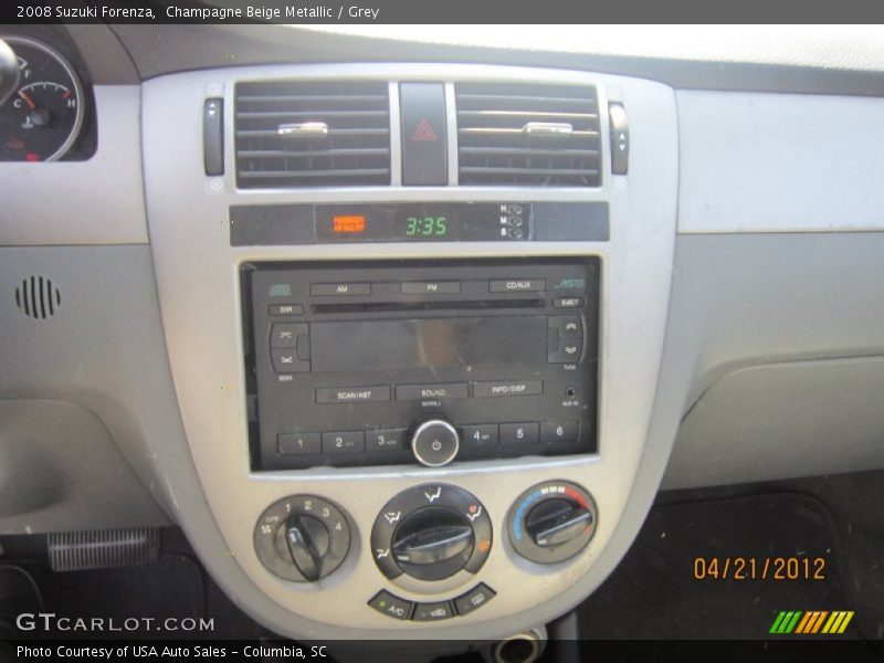 Champagne Beige Metallic / Grey 2008 Suzuki Forenza