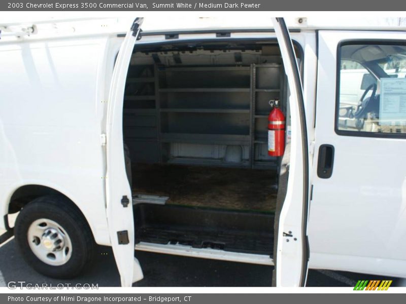 Summit White / Medium Dark Pewter 2003 Chevrolet Express 3500 Commercial Van