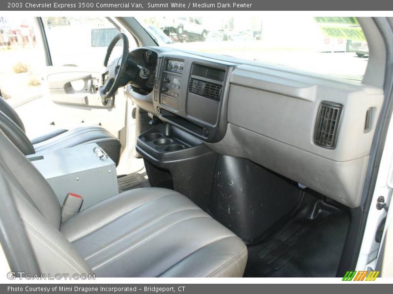 Summit White / Medium Dark Pewter 2003 Chevrolet Express 3500 Commercial Van