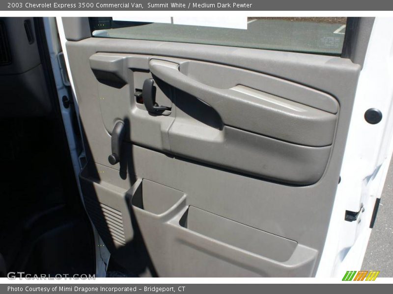 Summit White / Medium Dark Pewter 2003 Chevrolet Express 3500 Commercial Van