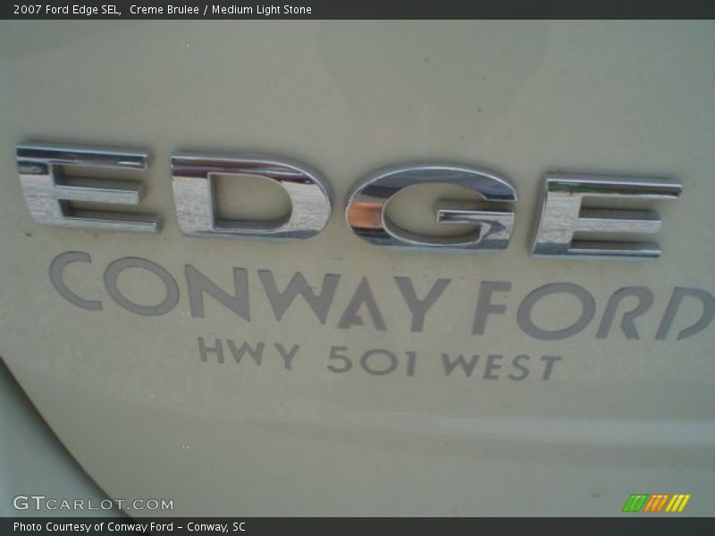 Creme Brulee / Medium Light Stone 2007 Ford Edge SEL