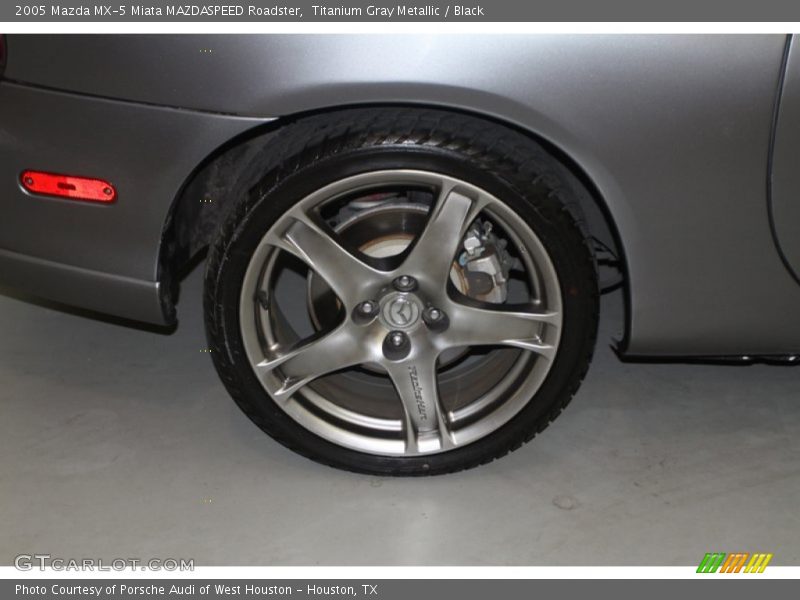 Titanium Gray Metallic / Black 2005 Mazda MX-5 Miata MAZDASPEED Roadster