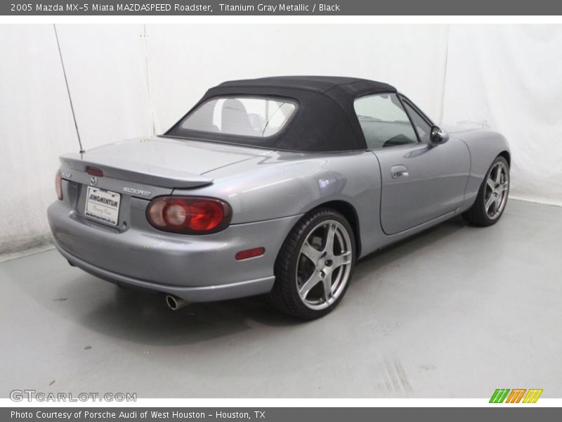 Titanium Gray Metallic / Black 2005 Mazda MX-5 Miata MAZDASPEED Roadster