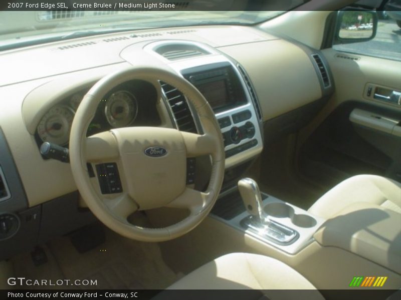 Creme Brulee / Medium Light Stone 2007 Ford Edge SEL