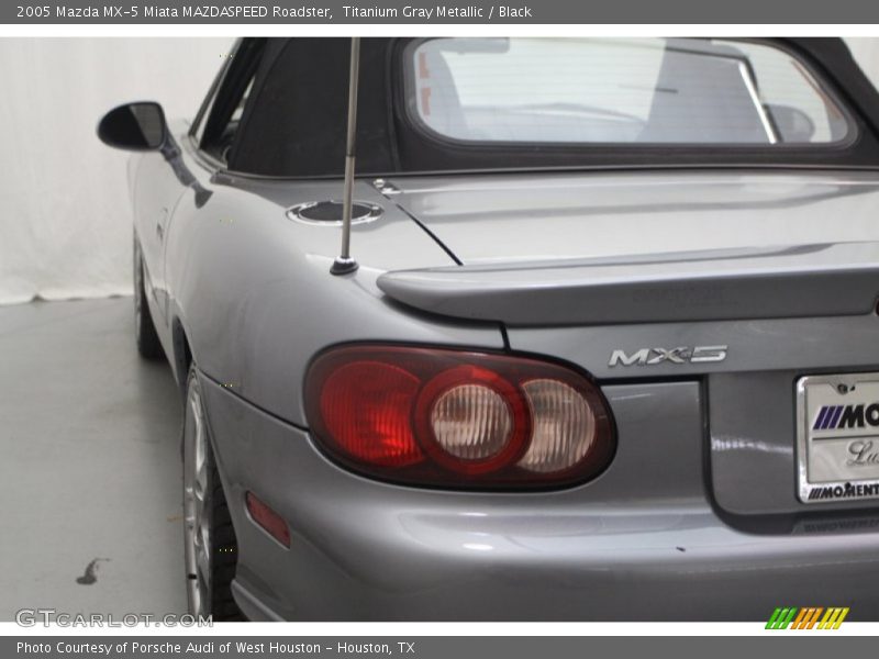 Titanium Gray Metallic / Black 2005 Mazda MX-5 Miata MAZDASPEED Roadster