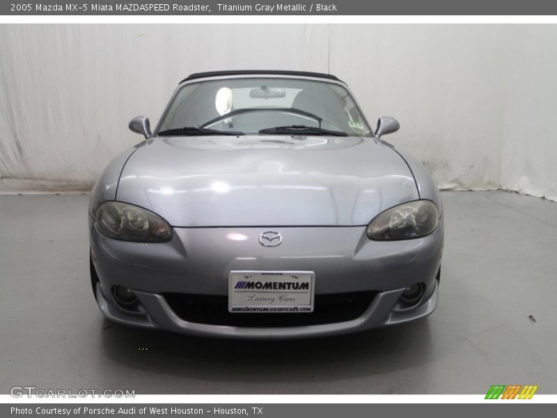 Titanium Gray Metallic / Black 2005 Mazda MX-5 Miata MAZDASPEED Roadster