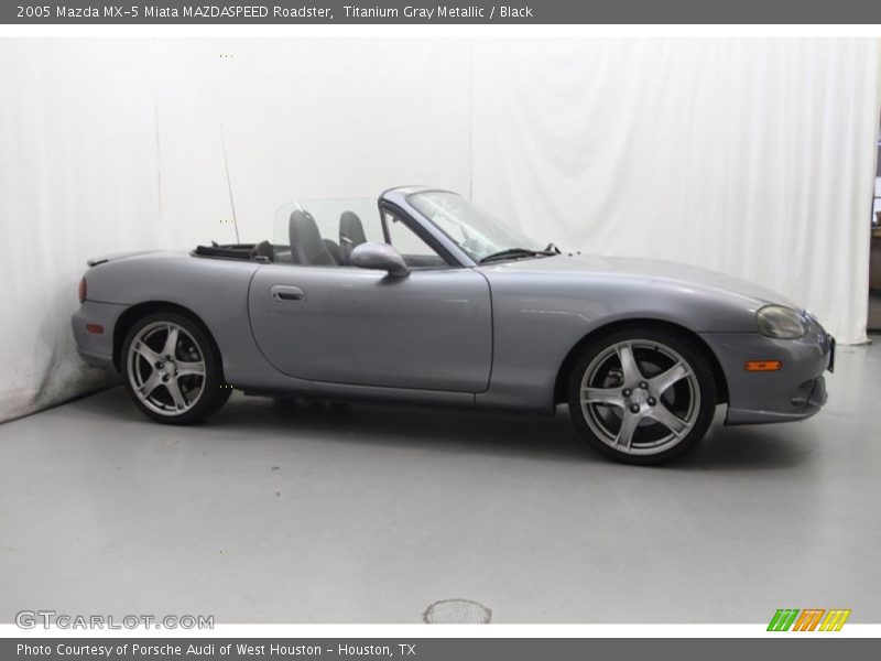 Titanium Gray Metallic / Black 2005 Mazda MX-5 Miata MAZDASPEED Roadster