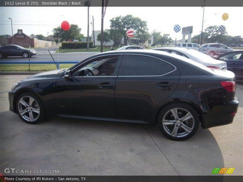 Obsidian Black / Black 2012 Lexus IS 250