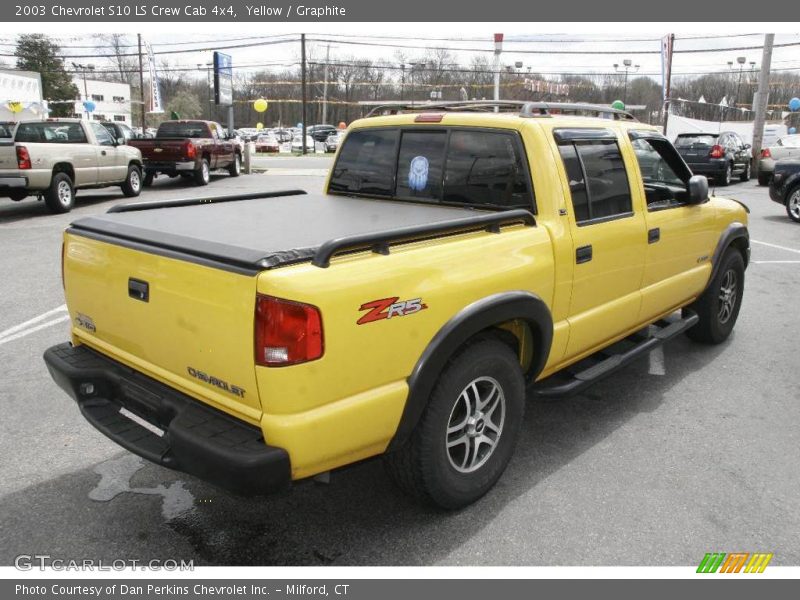 Yellow / Graphite 2003 Chevrolet S10 LS Crew Cab 4x4