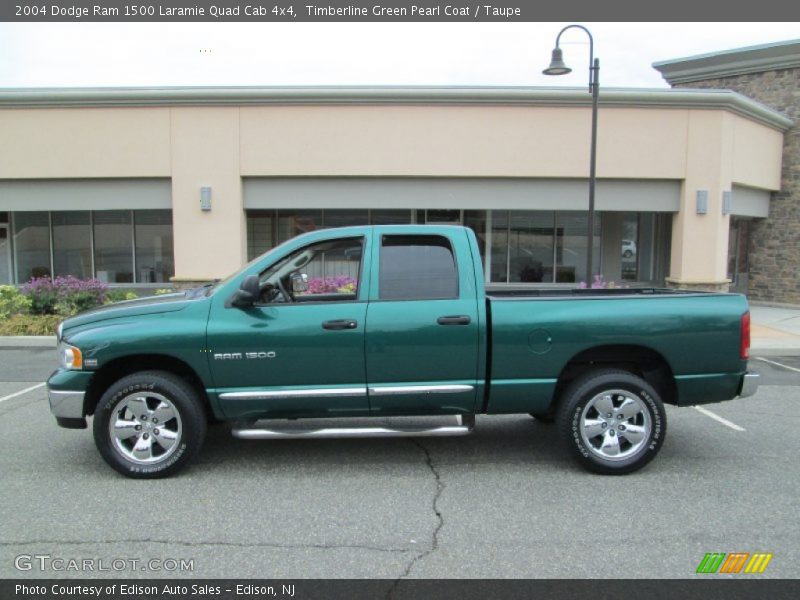  2004 Ram 1500 Laramie Quad Cab 4x4 Timberline Green Pearl Coat