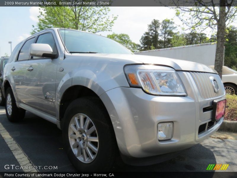 Brilliant Silver Metallic / Stone 2009 Mercury Mariner Hybrid