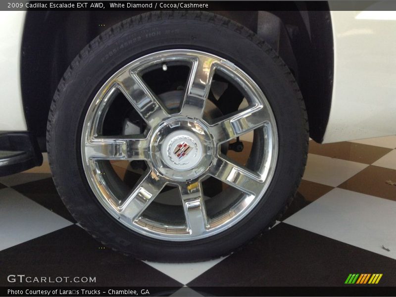 White Diamond / Cocoa/Cashmere 2009 Cadillac Escalade EXT AWD