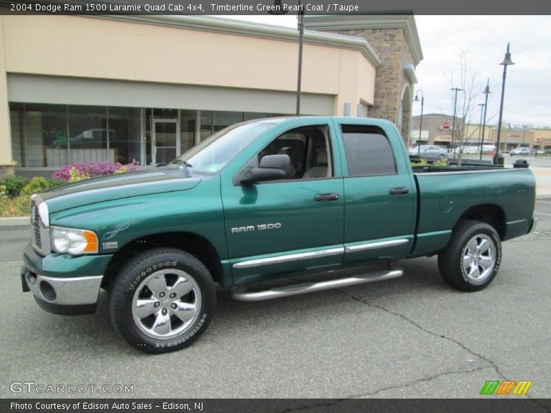 Front 3/4 View of 2004 Ram 1500 Laramie Quad Cab 4x4