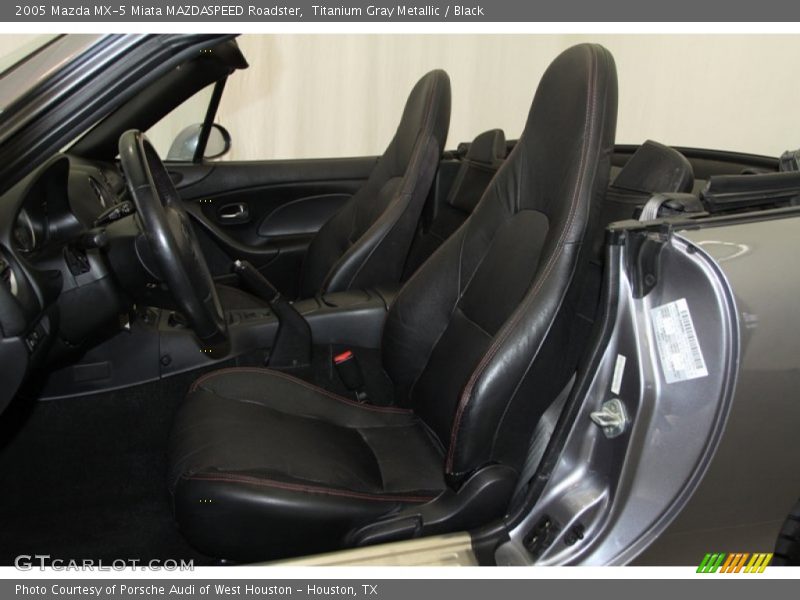 Titanium Gray Metallic / Black 2005 Mazda MX-5 Miata MAZDASPEED Roadster